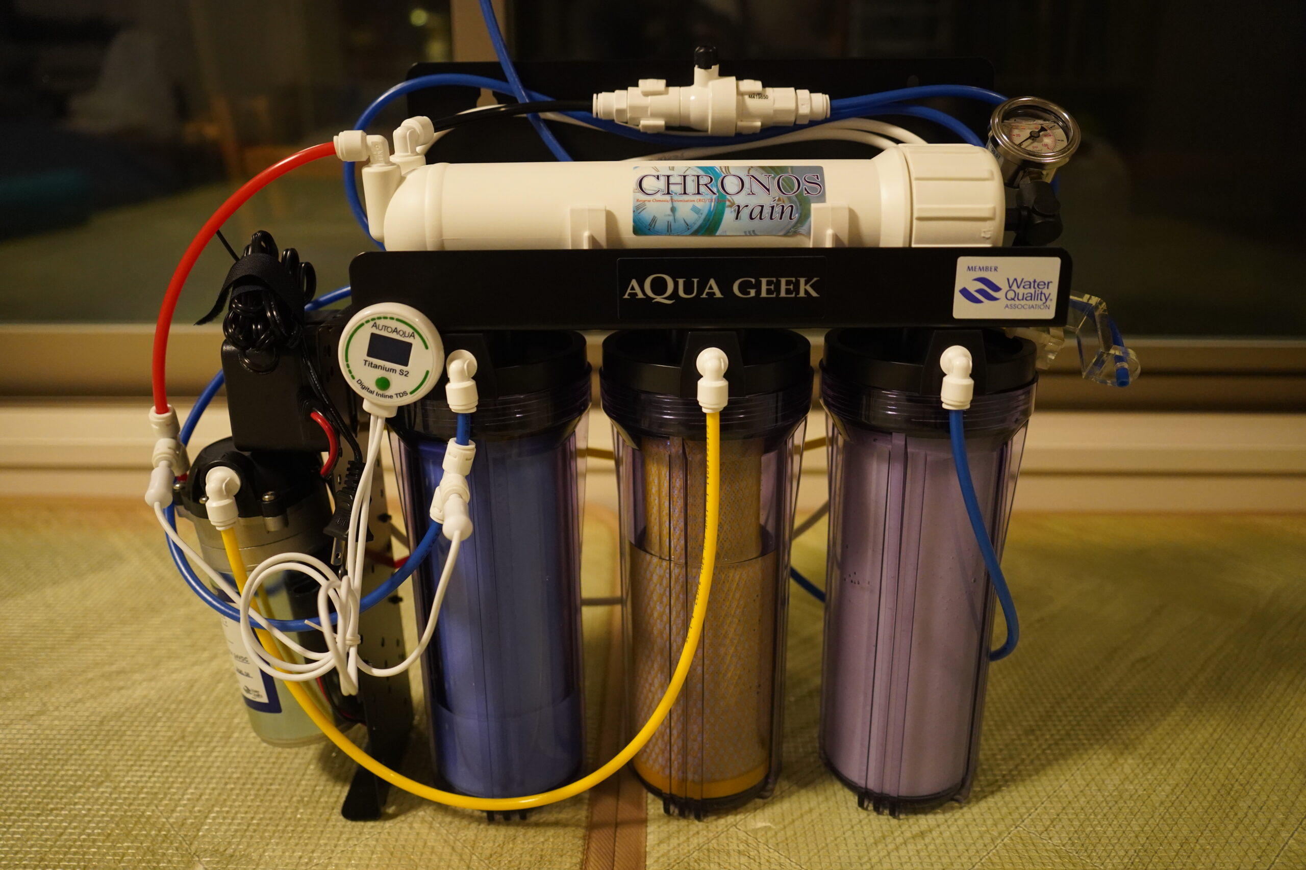 値引き １日で６８０Ｌの純水を作れる浄水器 クロノスレイン 逆浸透膜